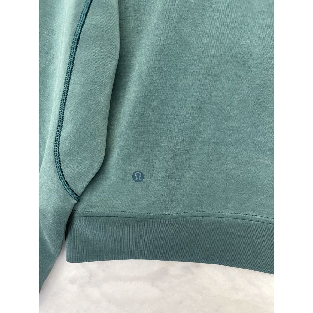 Lululemon Softstreme Hoodie Storm Teal size 6 athletic womens active wear hoodie - Picture 8 of 8